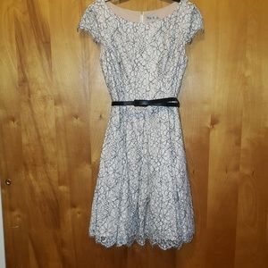 Eliza J Belted Dress